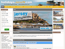 Tablet Screenshot of holidays-jersey.com